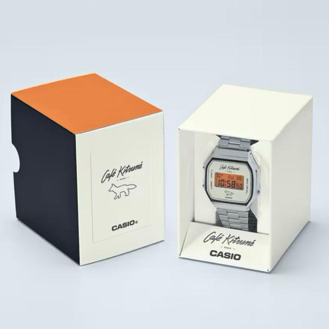【美品】メゾンキツネ カフェキツネ＃CASIO カシオ　腕時計　時計　単品