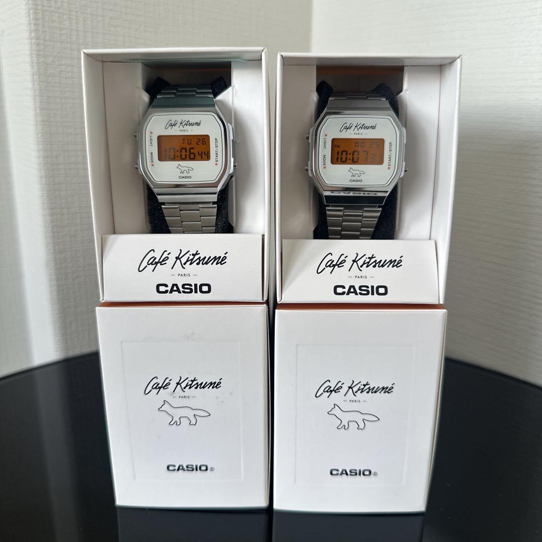 【美品】メゾンキツネ カフェキツネ＃CASIO カシオ　腕時計　時計　単品