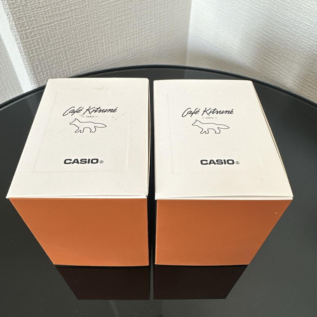 【美品】メゾンキツネ カフェキツネ＃CASIO カシオ　腕時計　時計　単品