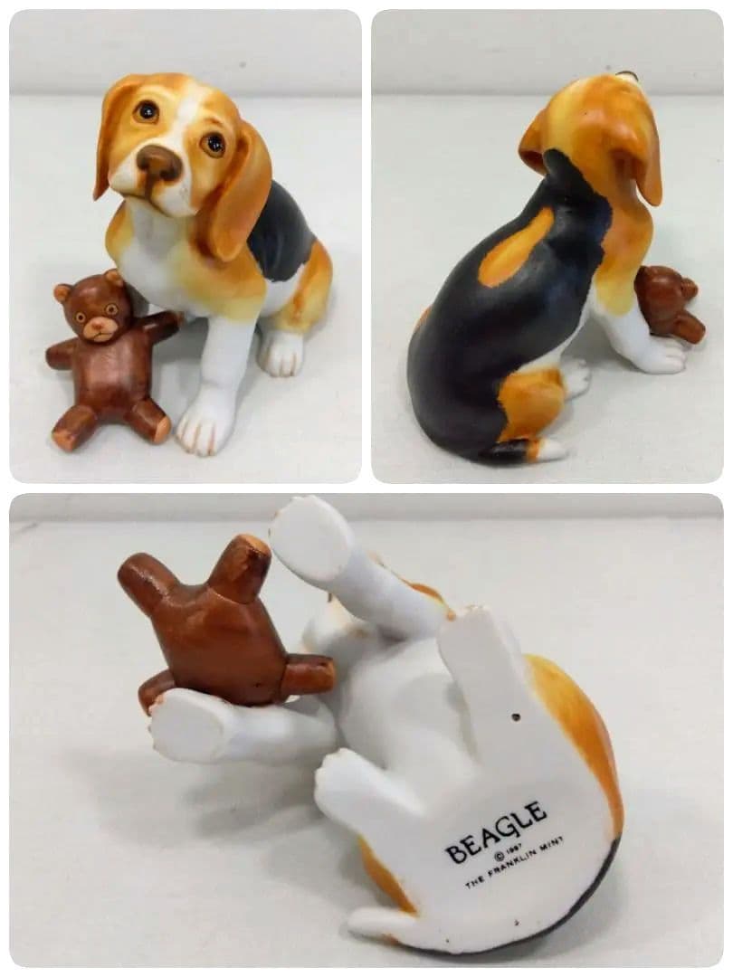 フランクリンミント World of Puppies 子犬 置物 ヴィンテージ