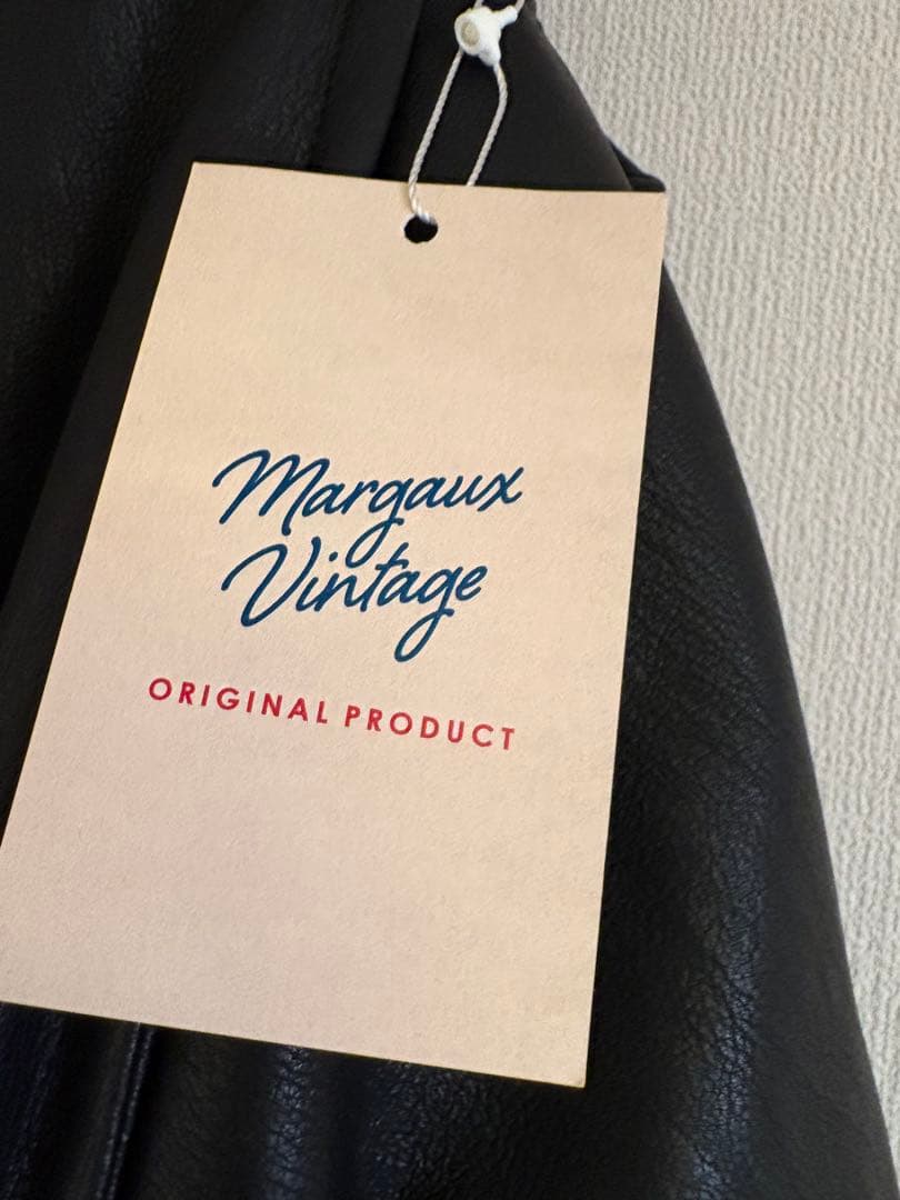 【新品未使用】MARGAUX VINTAGE レザーベスト