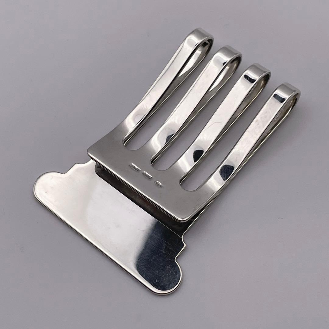 ブルガリ BVLGARI シルバー925マネークリップ スリットグリル ケース付