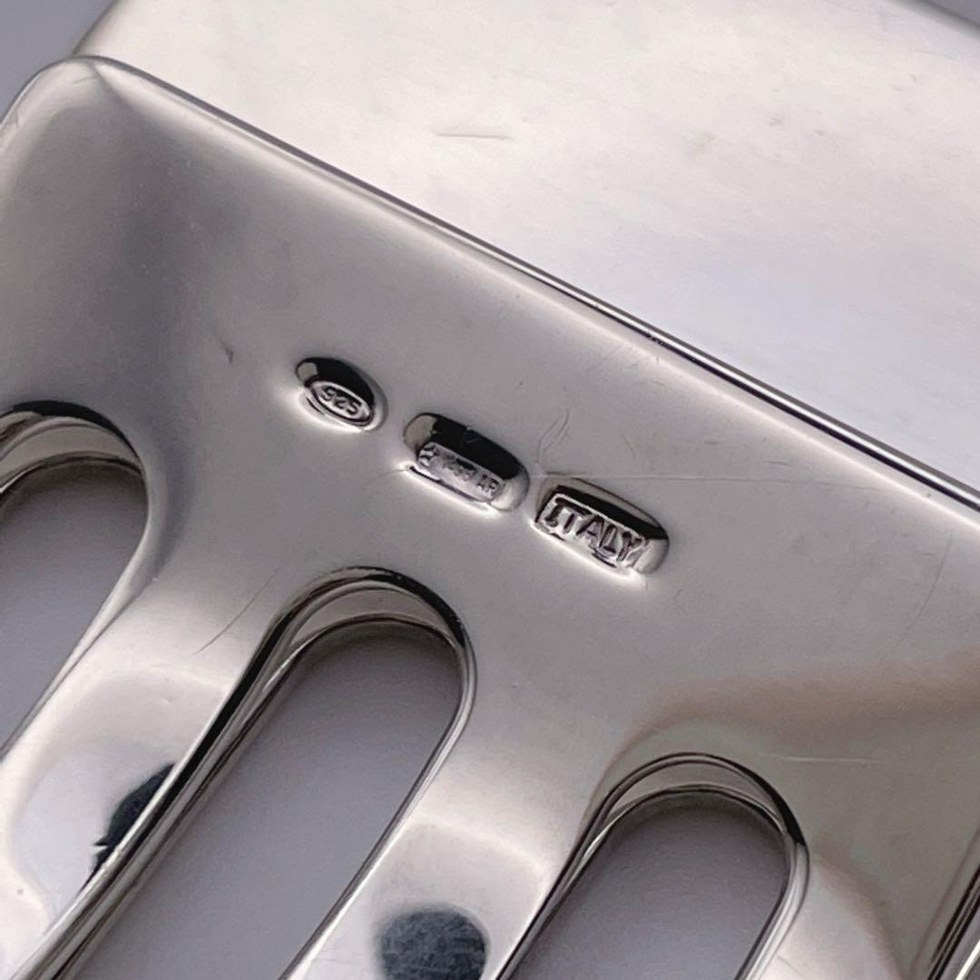 ブルガリ BVLGARI シルバー925マネークリップ スリットグリル ケース付