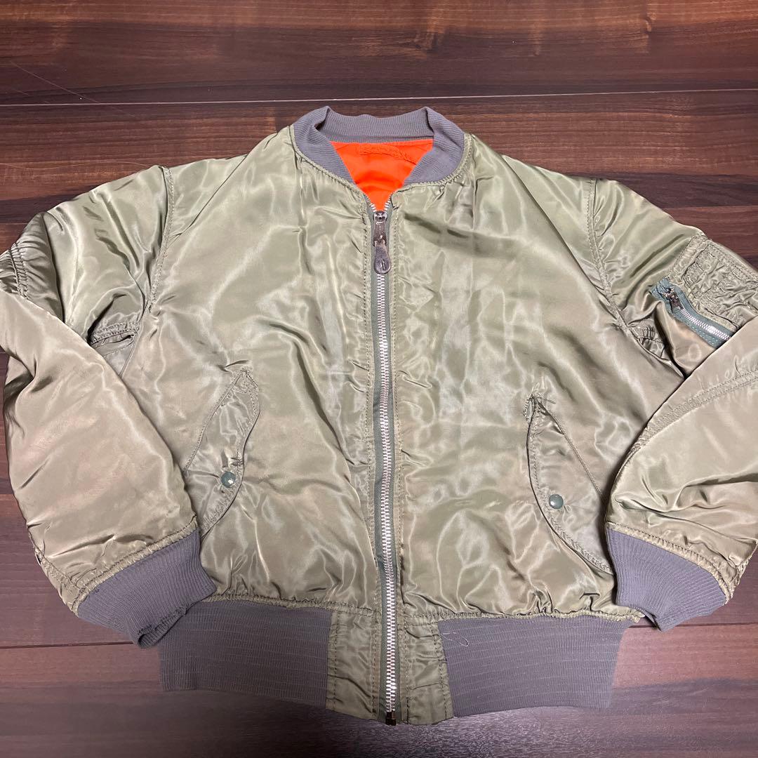 て*様 ALPHA MA-1 USA製 IDEAL ZIP