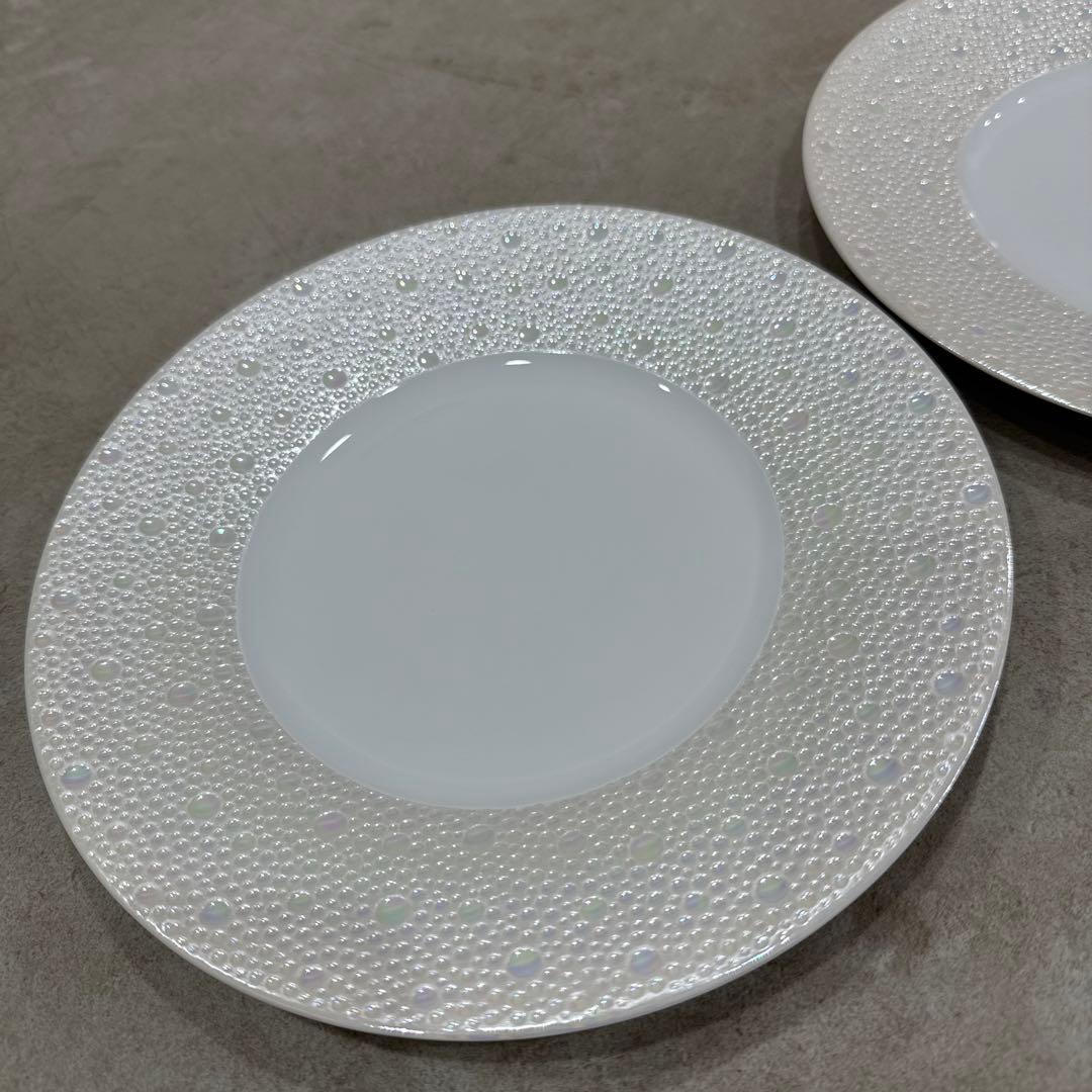 【未使用】エキュム パール デザートプレート 21 cm 2枚セット