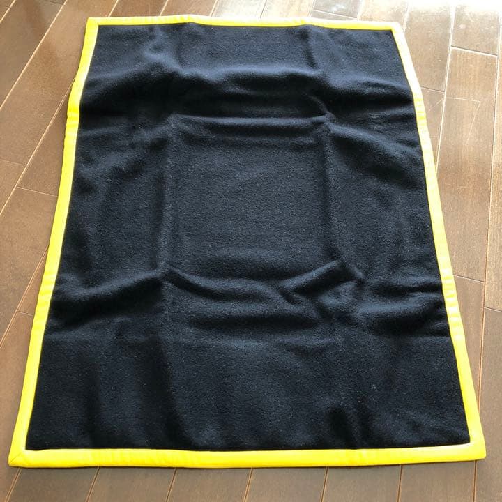 ビンテージ　米国製　ラルフローレン　ウール×羊革　ピローシャム　クッションカバー