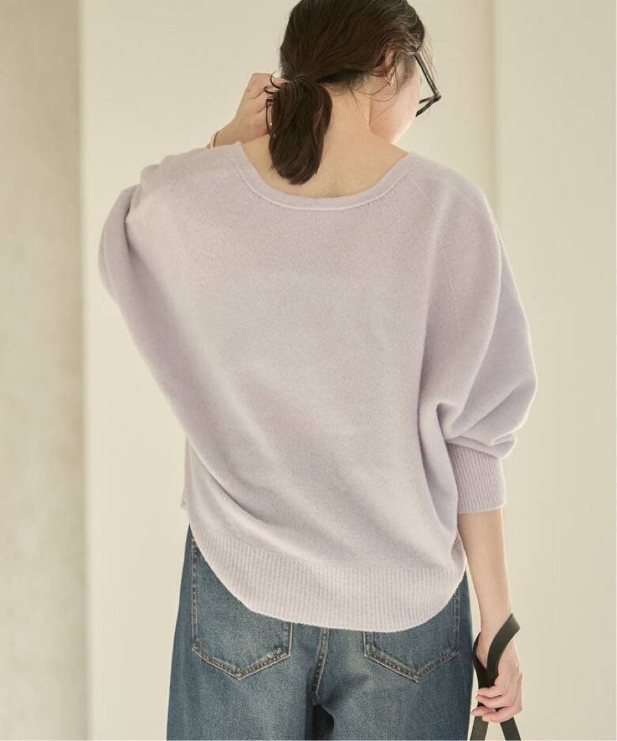 みい美品Plage 2WAY ラグラン Back V プルオーバー