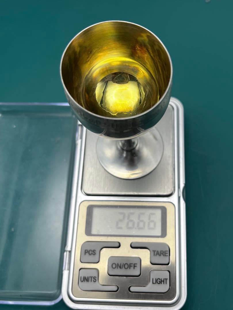 純銀盃 約26.66g 純銀三越 刻印有り