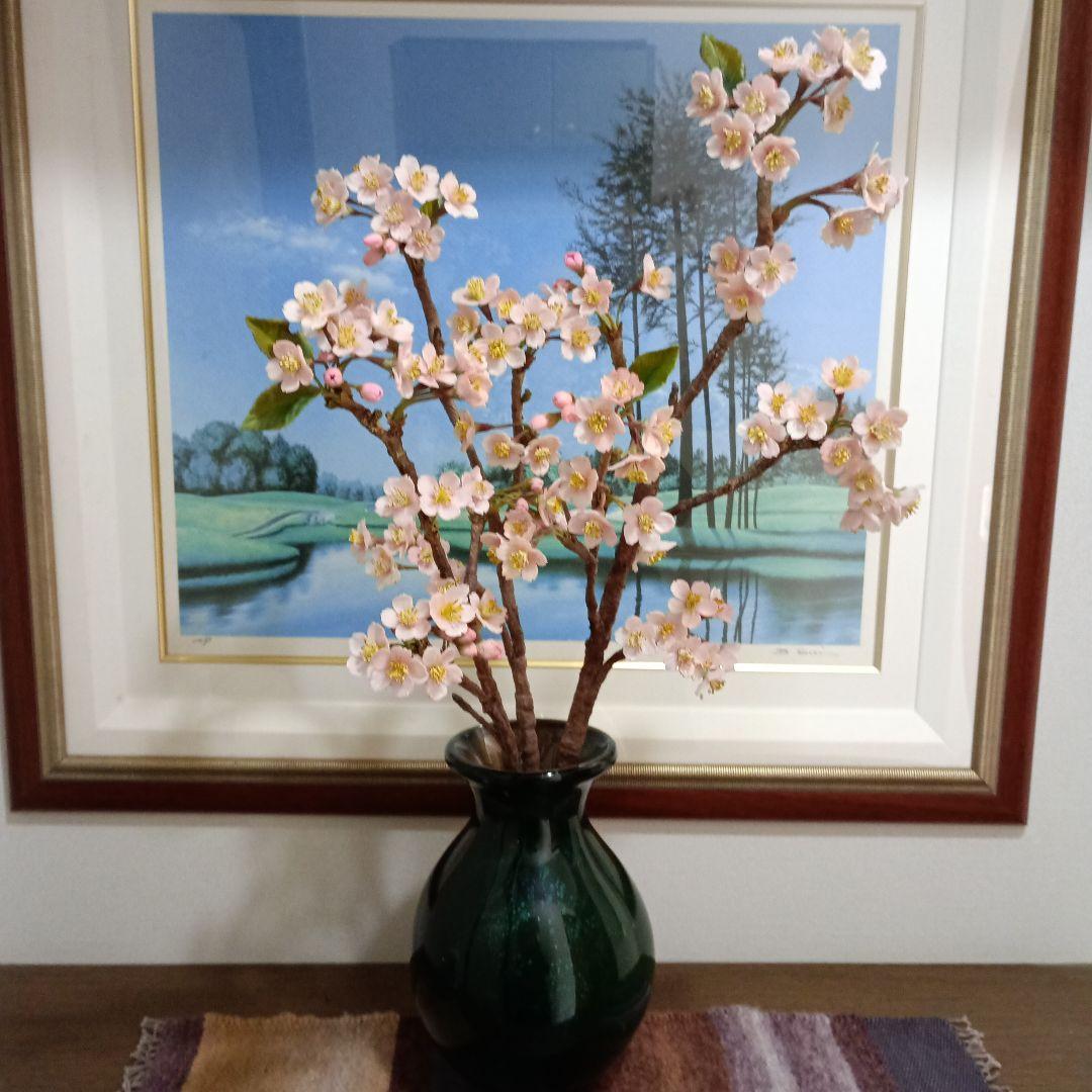 専用　さくらのアレンジメント　クレイフラワー　樹脂粘土