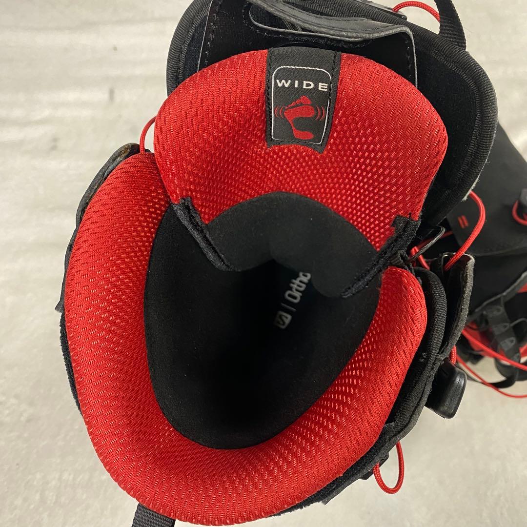 【美品】SALOMON DIALOGUE WIDE 26.5 スノボブーツ　黒