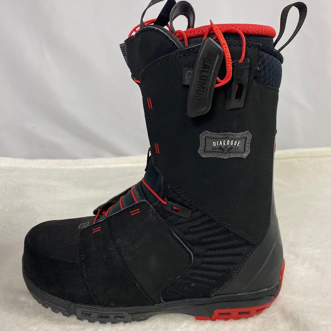 【美品】SALOMON DIALOGUE WIDE 26.5 スノボブーツ　黒