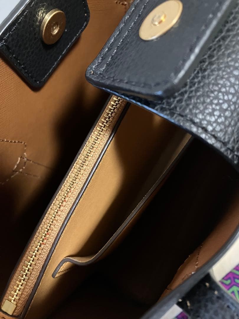 こぐま Tory Burch レザーバッグ2wayブラック