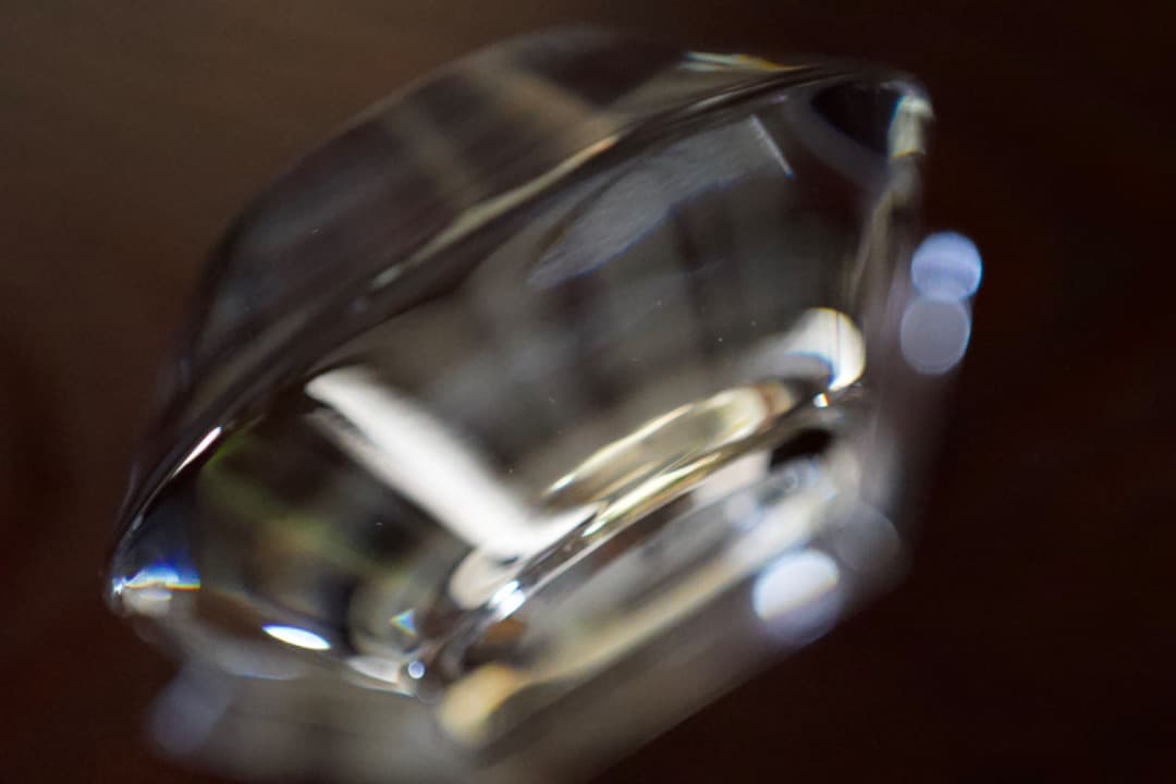 【美品】バカラ　クリスタル置時計