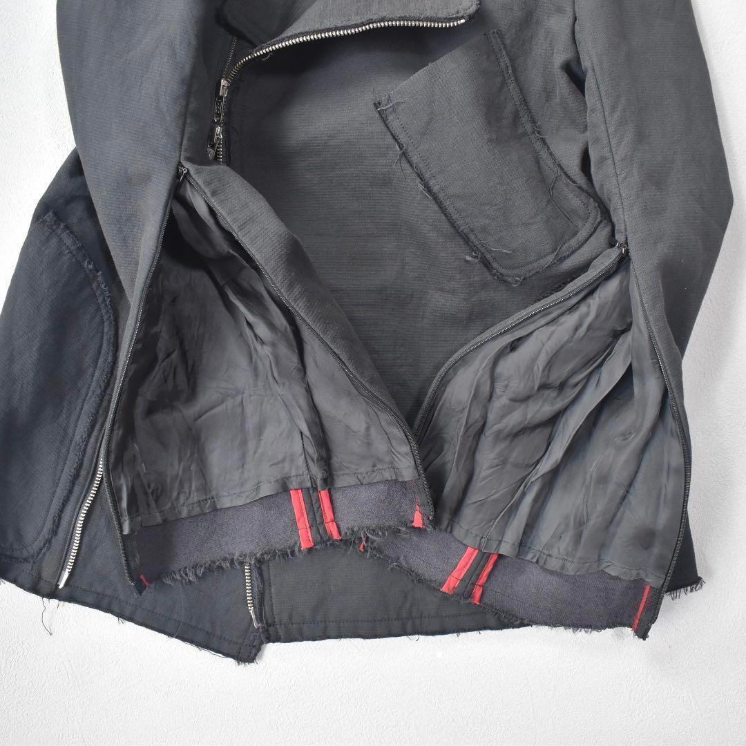 【フォロー割引適用】ヌード マサヒコマルヤマ ライダースジャケット S チャコー