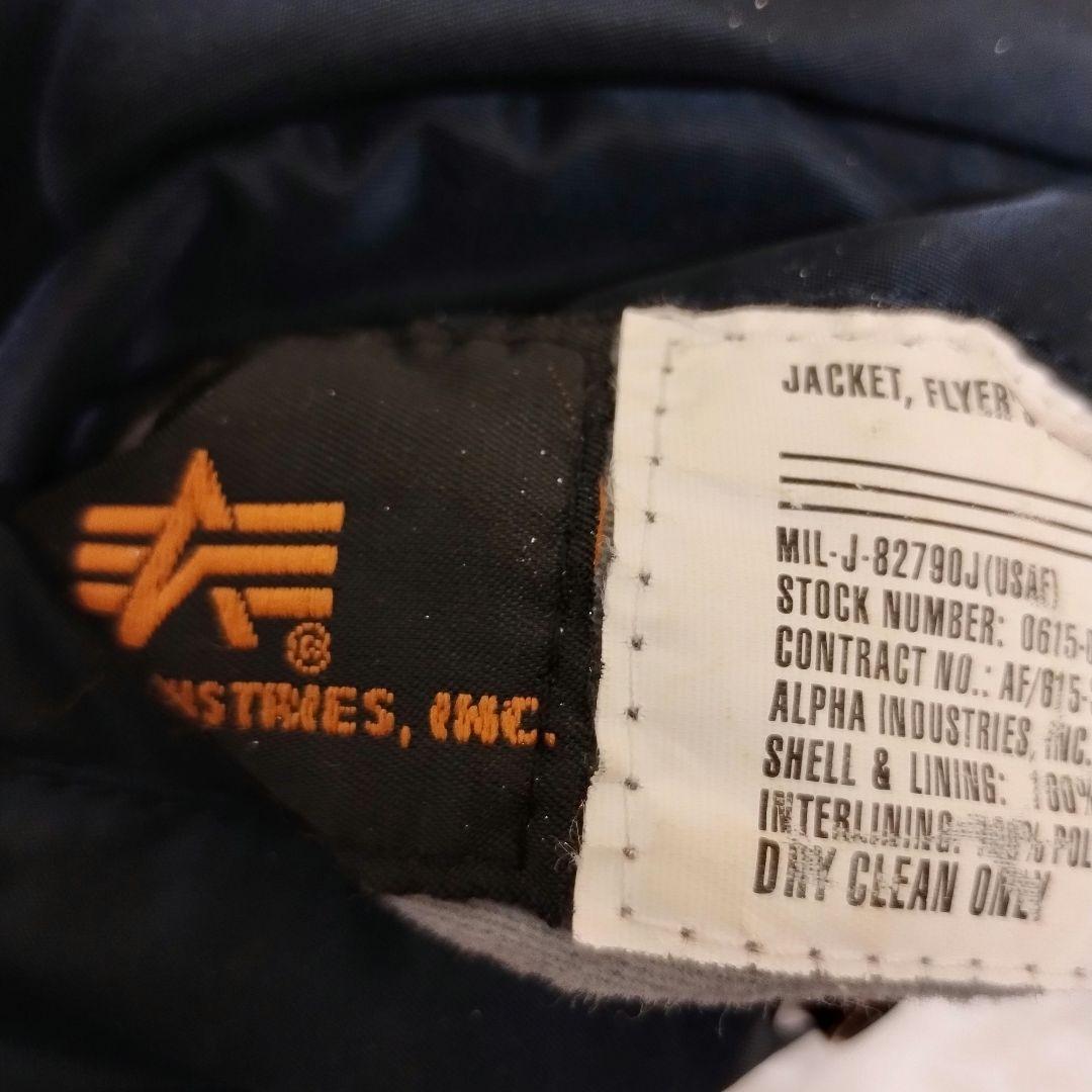 ジャケット・アウター 90s ALPHA MA-1 flight bomber jacket navy