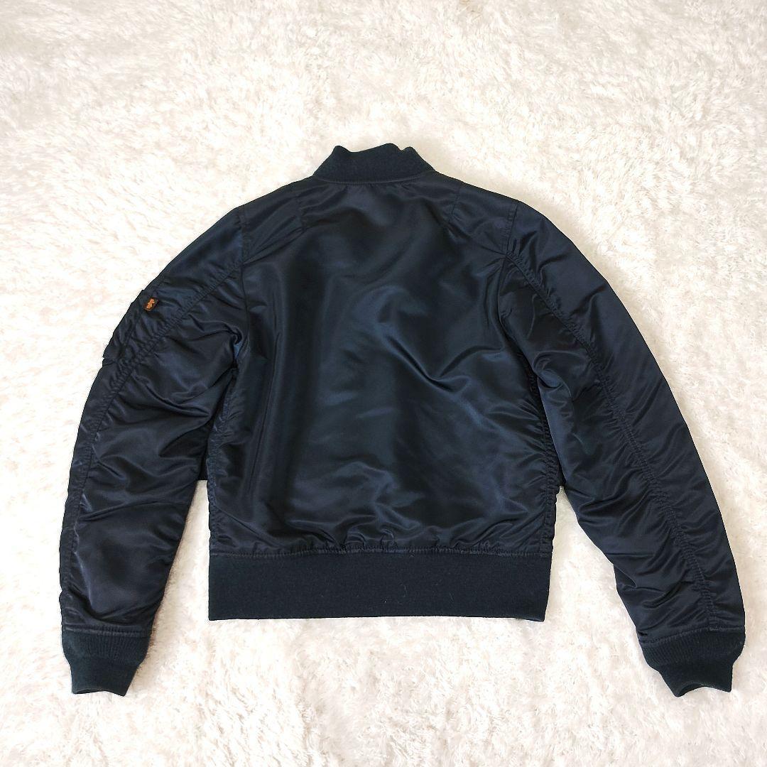 ジャケット・アウター 90s ALPHA MA-1 flight bomber jacket navy
