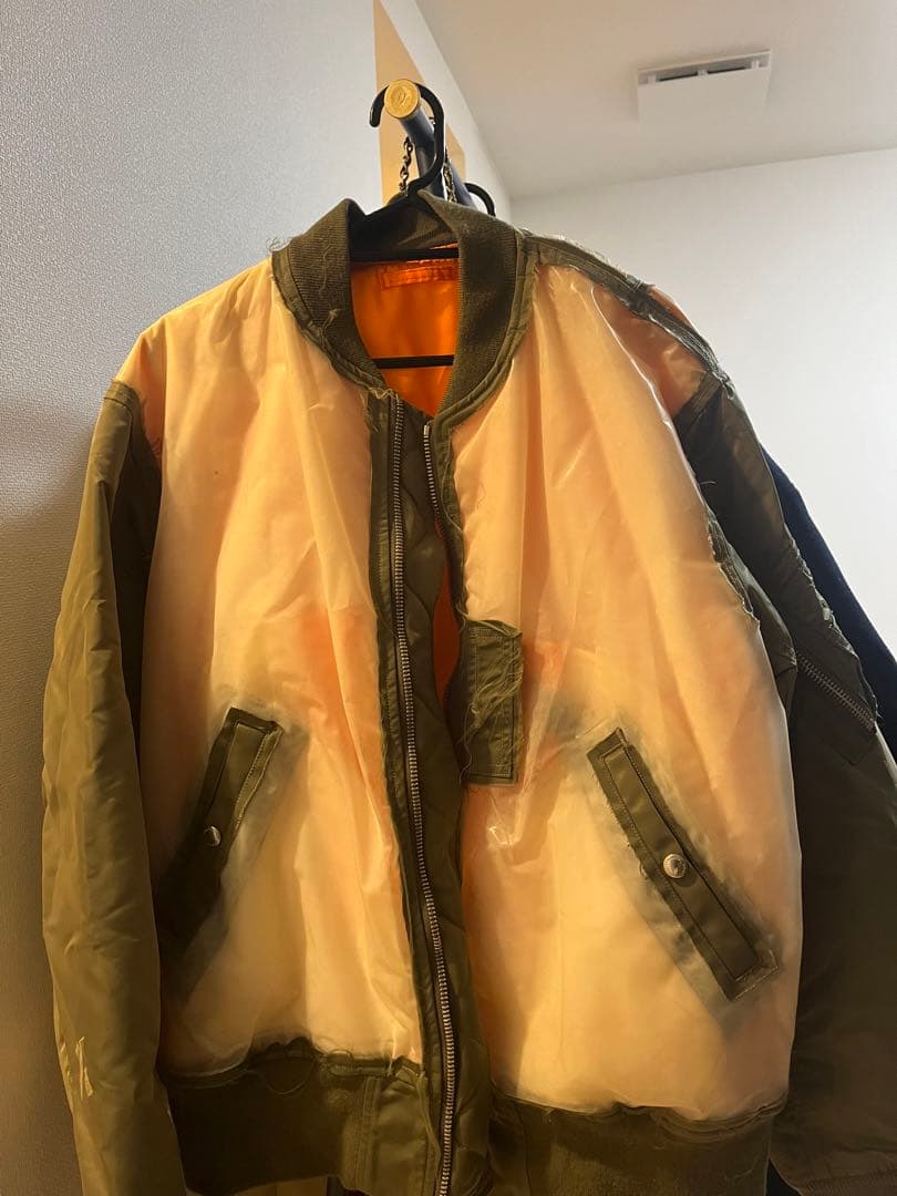 【美品】CHRISTIAN DADA MA-1ジャケット 48サイズ