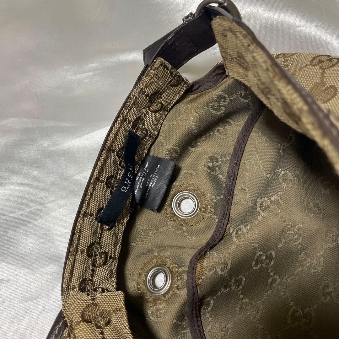 希少　XLサイズ　GUCCI グッチ　GGキャンバス　ワークキャップ　イタリア製