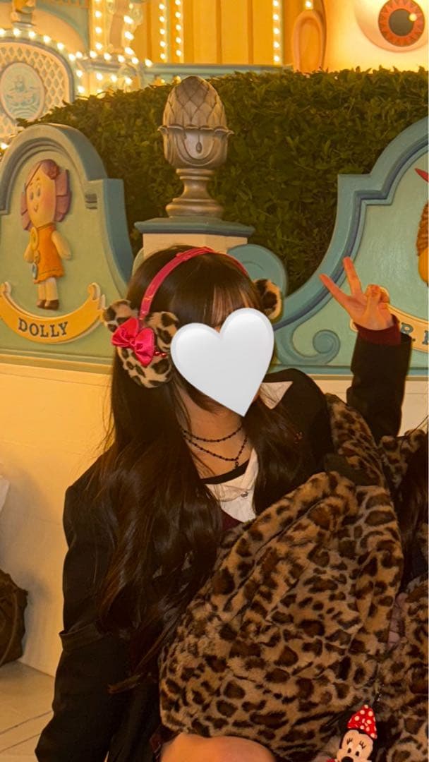 ヒョウ柄耳あて・イヤーマフ