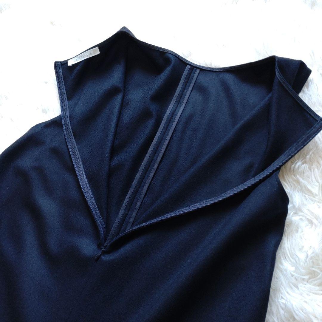 GALERIE VIE ウールフランネル オールインワン ブラック 2022AW