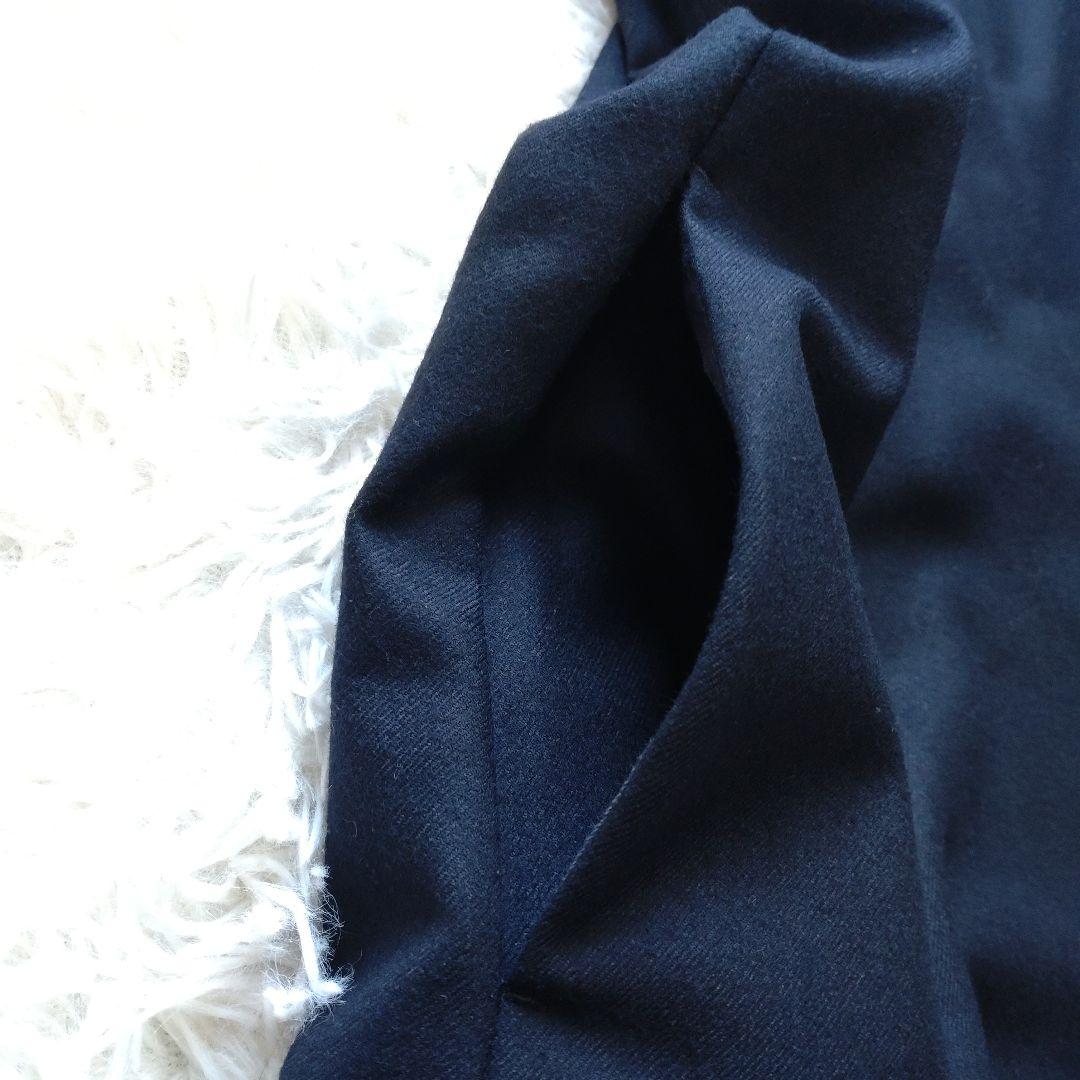 GALERIE VIE ウールフランネル オールインワン ブラック 2022AW