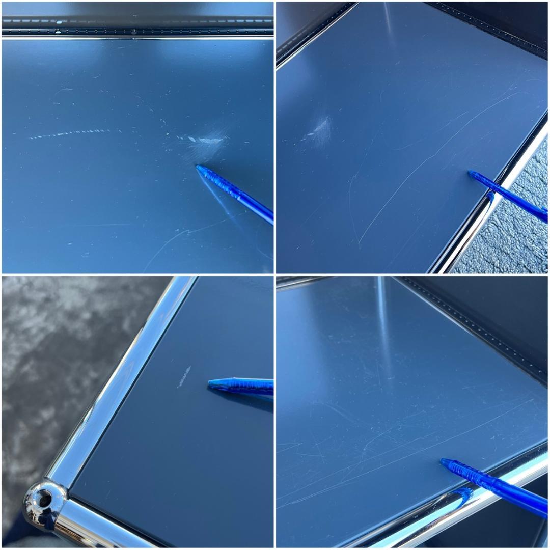 USMハラー モジュラーファニチャー 1列2段 キャビネット シェルフ 黒系