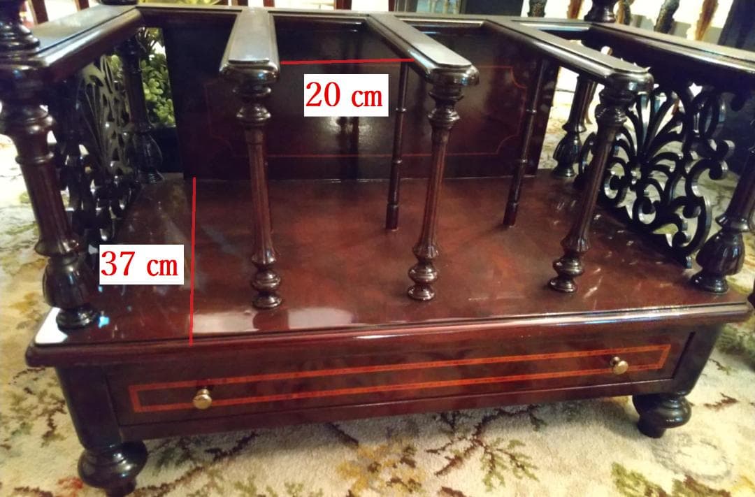 イタリア製 ヴィンテージ スタンド キャビネット 電話台　元値13万円