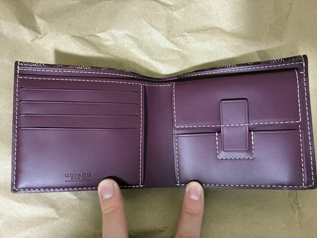 【極美品】ゴヤール　ヴィクトワール　二つ折り財布　激レア　ディスプレイ品