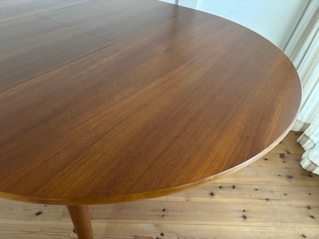 Jentique/ジェンティーク ラウンドエクステンションテーブル