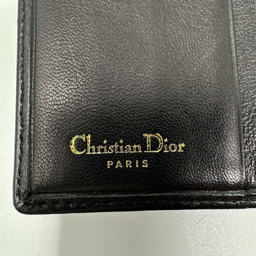 【美品】 DIOR ディオール レディディオール レザー 折り財布 w4