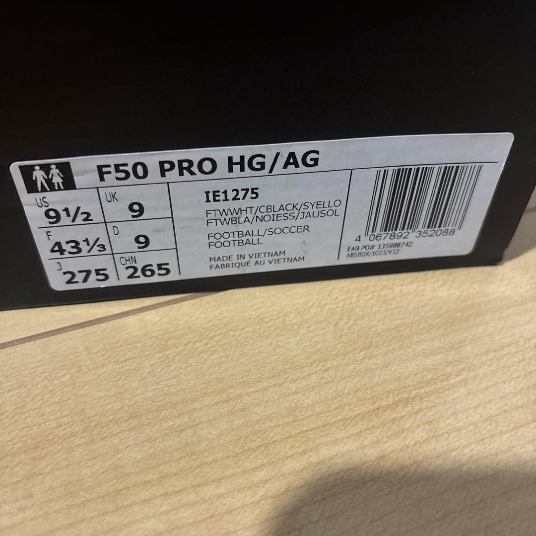 adidas F50 サッカースパイク 27cm ELITE AG/HG