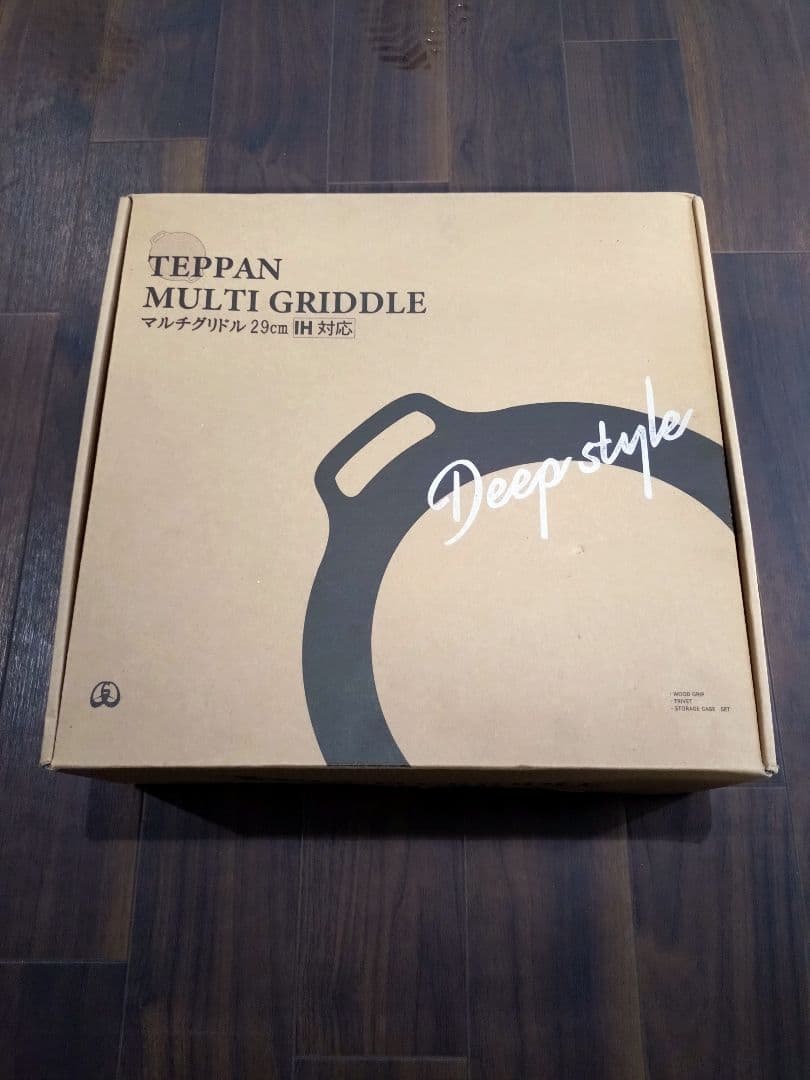 未使用 JHQ 鉄板マルチグリドル 29cm ディープ 4点セット IH対応