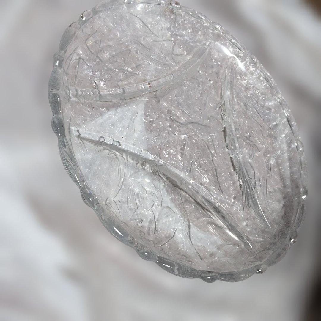 ブロッコリーやサラダの盛り合わせ フルーツ盛り合わせ クリアガラスオーバルボウル