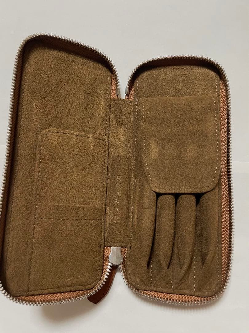 しーさー　seasar ductペンケース　ダクトペンケース　マルゴー　ブラウン