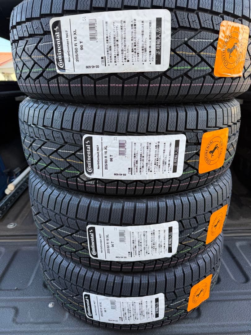 205/60R16 コンチネンタル NC7 スタッドレス 送料無料地域有