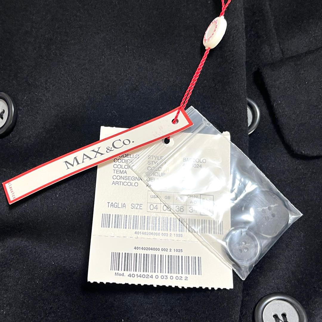 新品タグ付✨マックスアンドコー MAX&CO. ロングコート アンゴラ ダブル