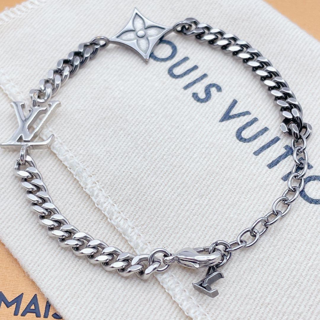 LOUIS VUITTON ブレスレット　インスティンクト　モノグラム　ブラック