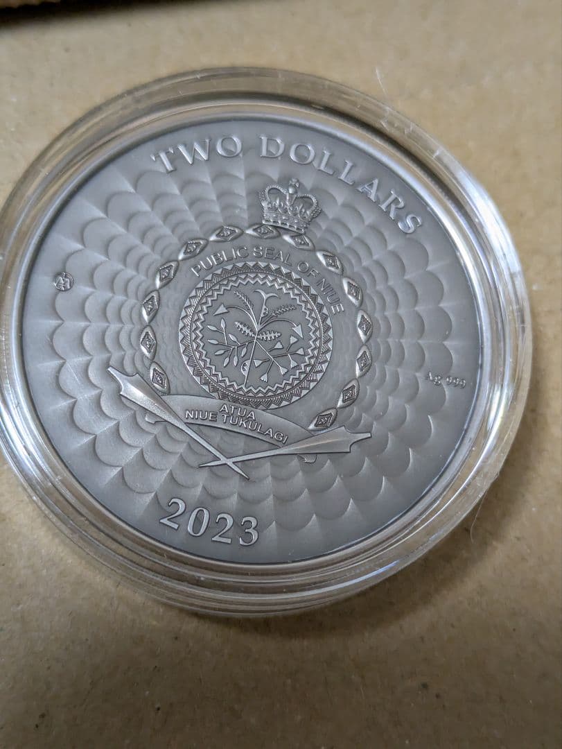 ローリングカーフクリブディット1オンス純銀プルーフ