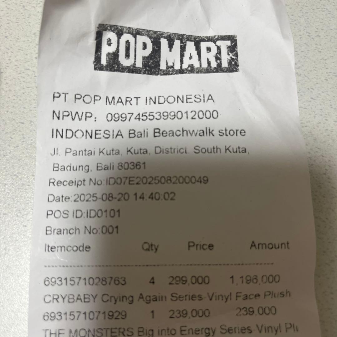 【正規品】CRY BABY Crying Again secret シークレット