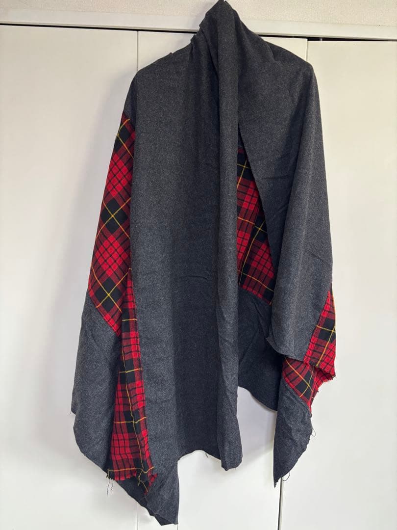 commedesgarconsshirt チェックマフラー