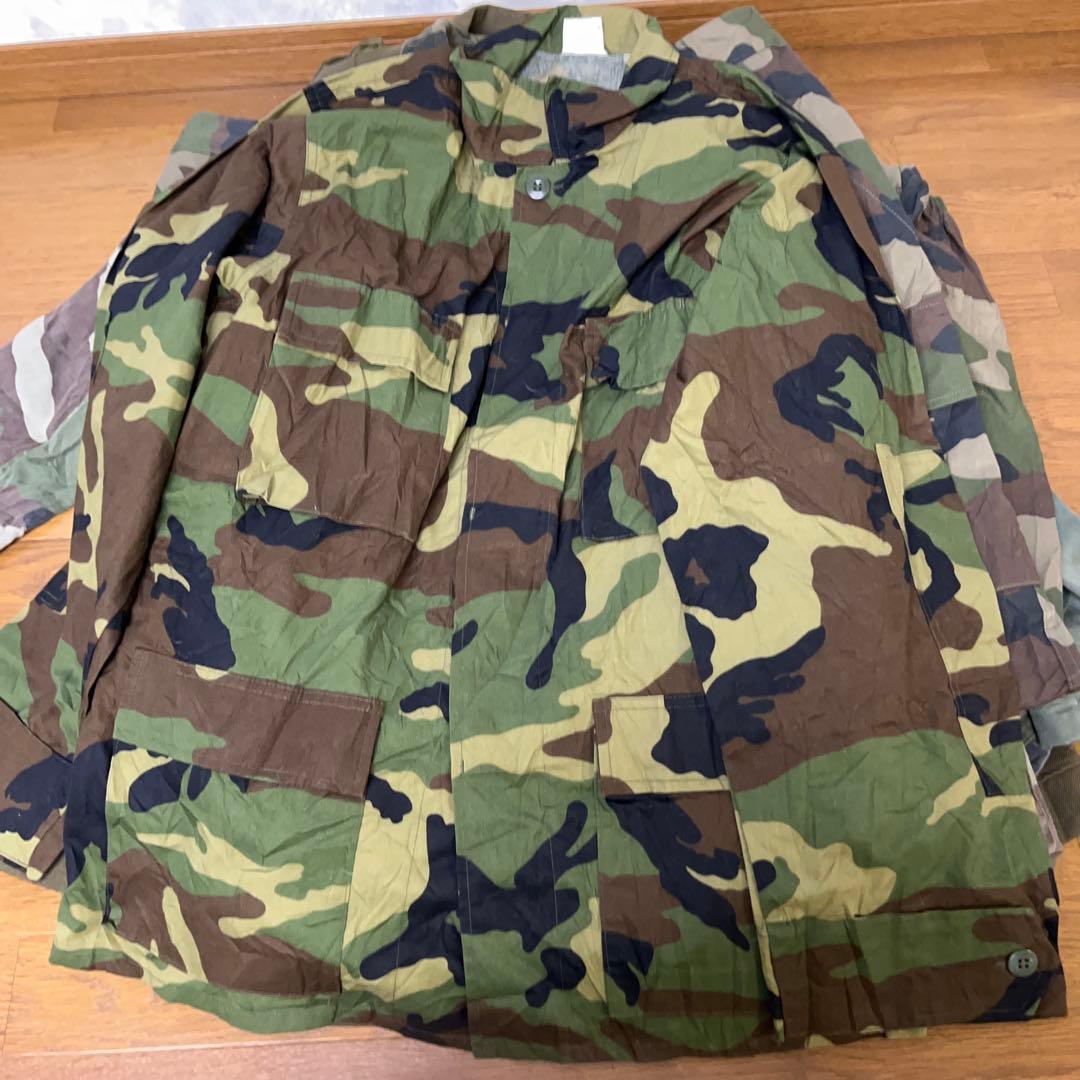 e*a様 B ユーロ古着ミリタリー迷彩カモフラジャケットパンツ長袖類30着セット