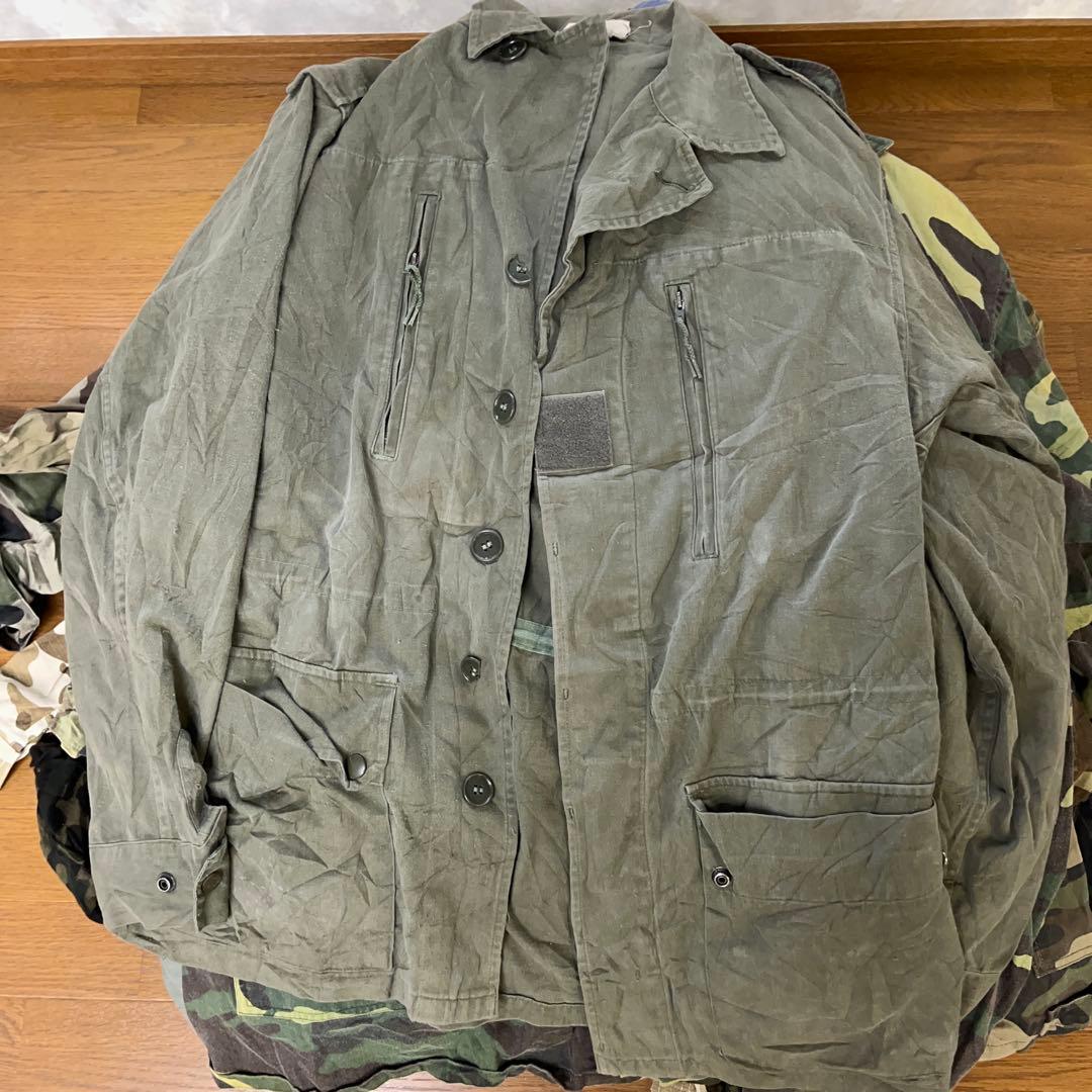 e*a様 B ユーロ古着ミリタリー迷彩カモフラジャケットパンツ長袖類30着セット