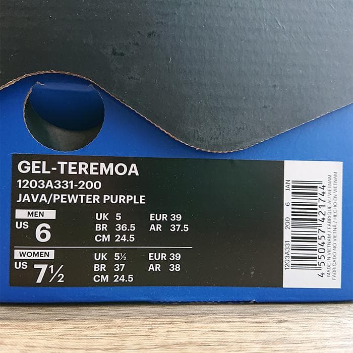 asics GEL-TEREMOA 新品未使用 24.5cm ブラウン