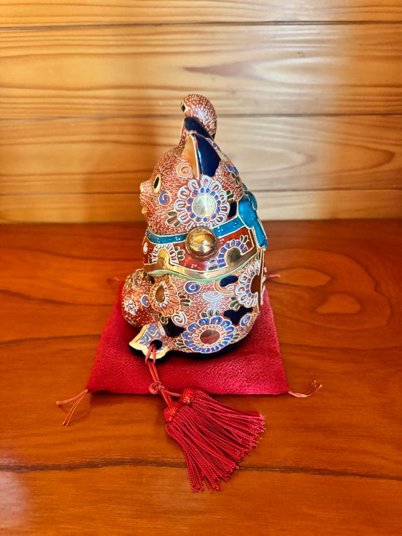 九谷焼 6号招き猫盛 招き猫の置物