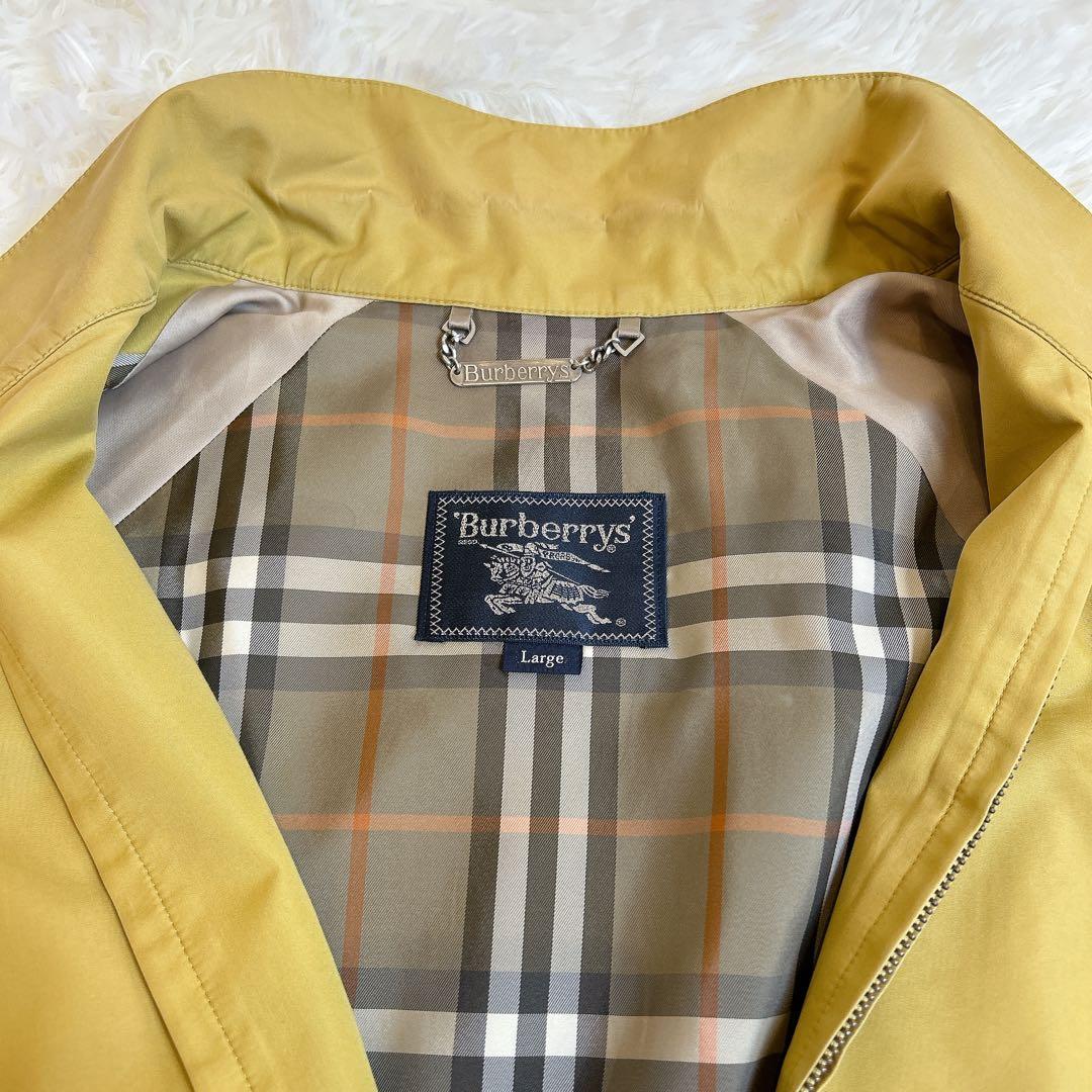 【超希少】Burberrys バーバリー　ハリントンジャケット　ノバチェック L