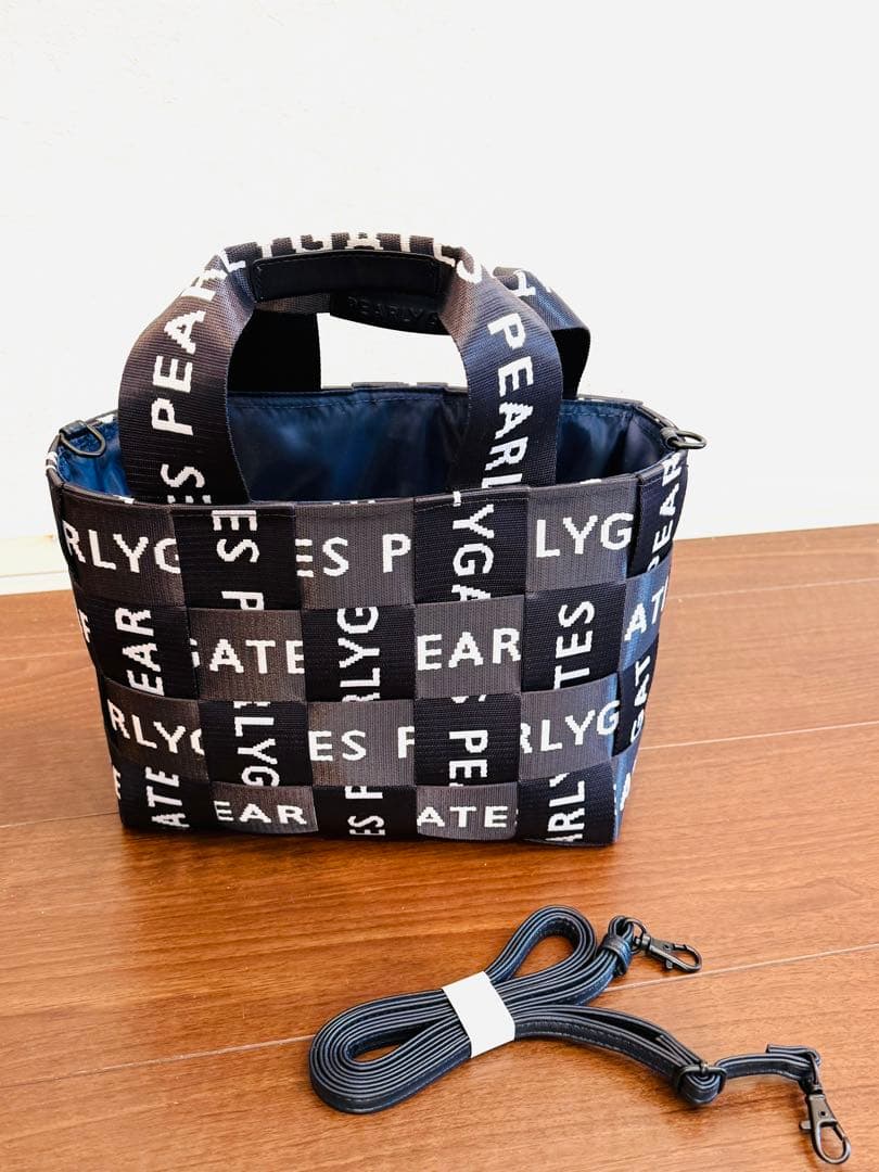 【PEARLY GATES】カートバック／ロゴテープグルカートBAG