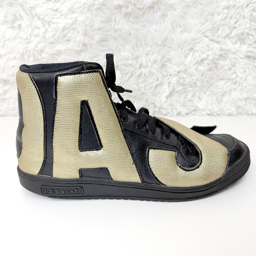 アディダス オリジナルス ジェレミースコット ブラック ゴールド 28.5cm
