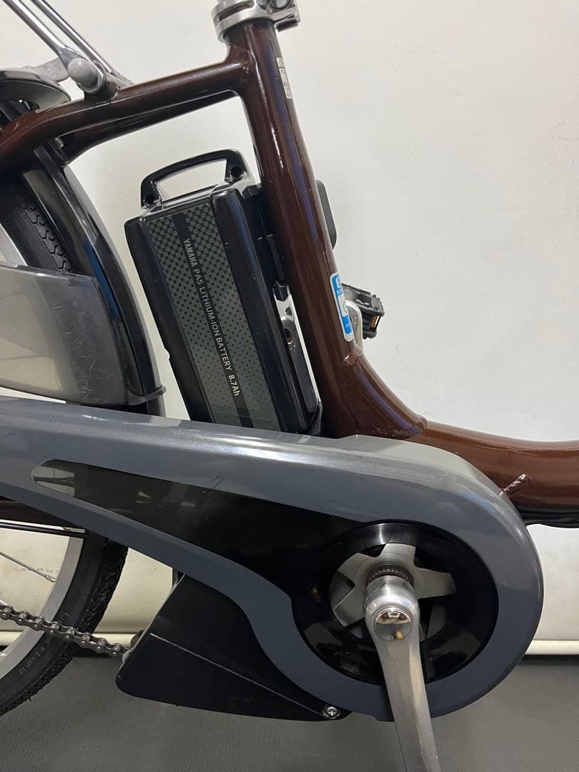 1年保証 送料無料　新型　ヤマハ　パスチア　26インチ　茶色　電動アシスト自転車