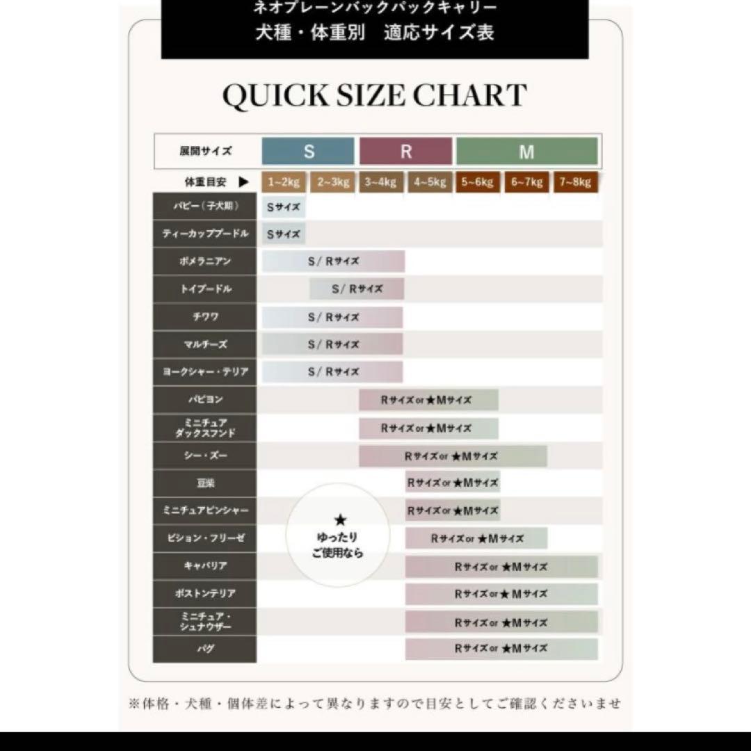 citydog ネオプレーンバックパックキャリー ブラウンRサイズ