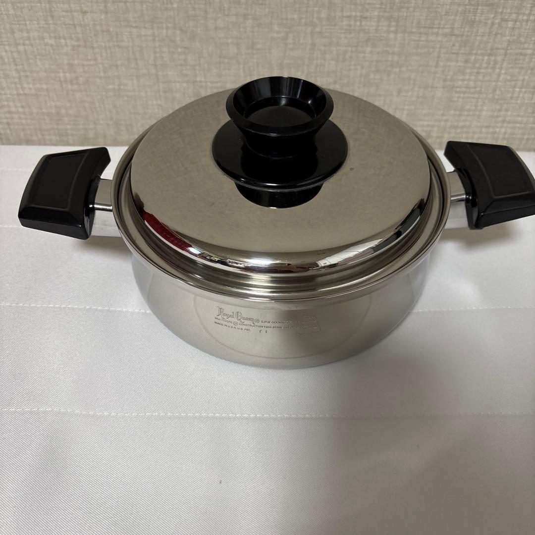 ロイヤルクィーン2コート蓋付き（美品）と小フライパン　２個